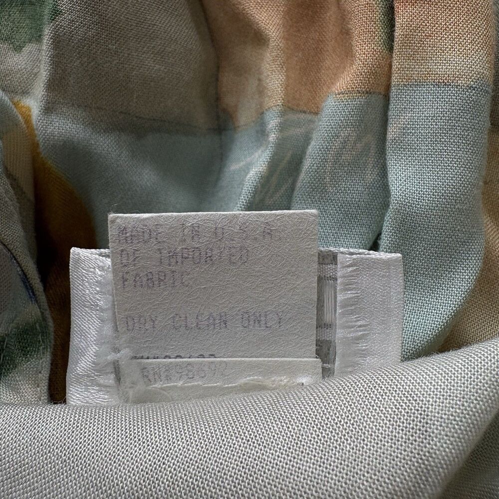 Vintage Fruit Print Overall Apron Midi Dress - Picture 8 of 9